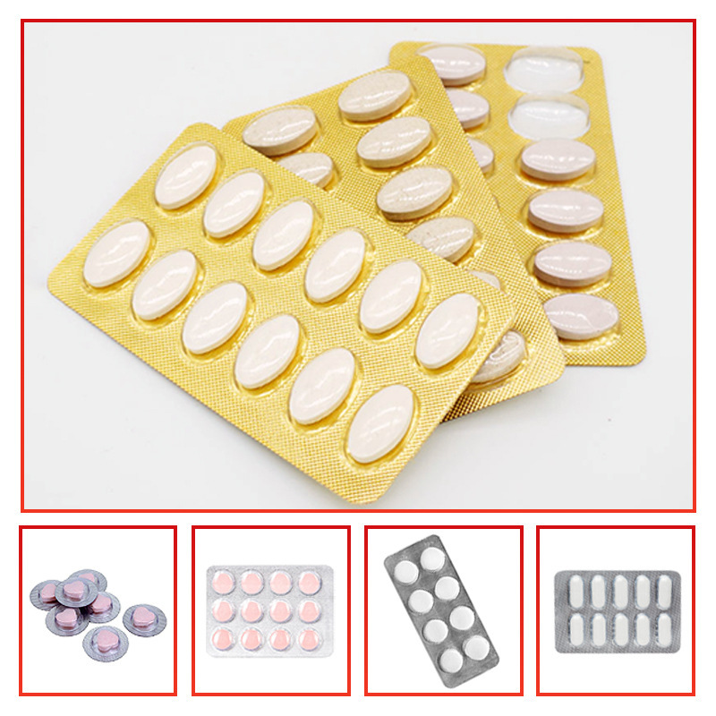 Custom Blister Pack Tablet OEM ODM Manufacturing Service Aluminum Plastic Blister Pressing preparation