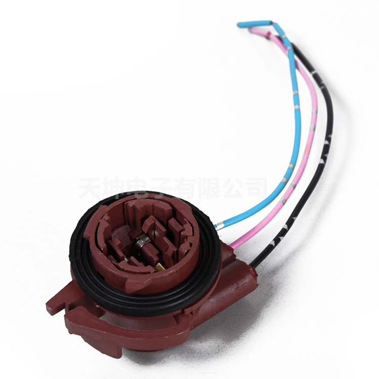 3157/4157 coche Americano soporte de la lámpara adaptador de cable de luz de freno del coche zócalo del arnés de cableado de luz de freno LED portalámparas