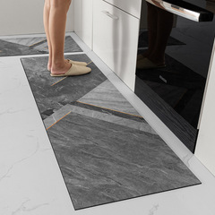 Customizable kitchen soft mat, water-absorbent diatomaceous earth technology fabric, oil-proof, home use, non-slip, stain-resistant, waterproof, washable