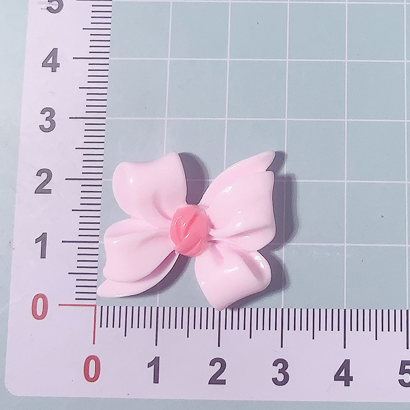 Nuevos accesorios de resina de bricolaje con lazo de color Macarons, geles de crema, accesorios para el cabello, pinzas para el cabello, agujeros en la carcasa del teléfono, hebilla del zapato