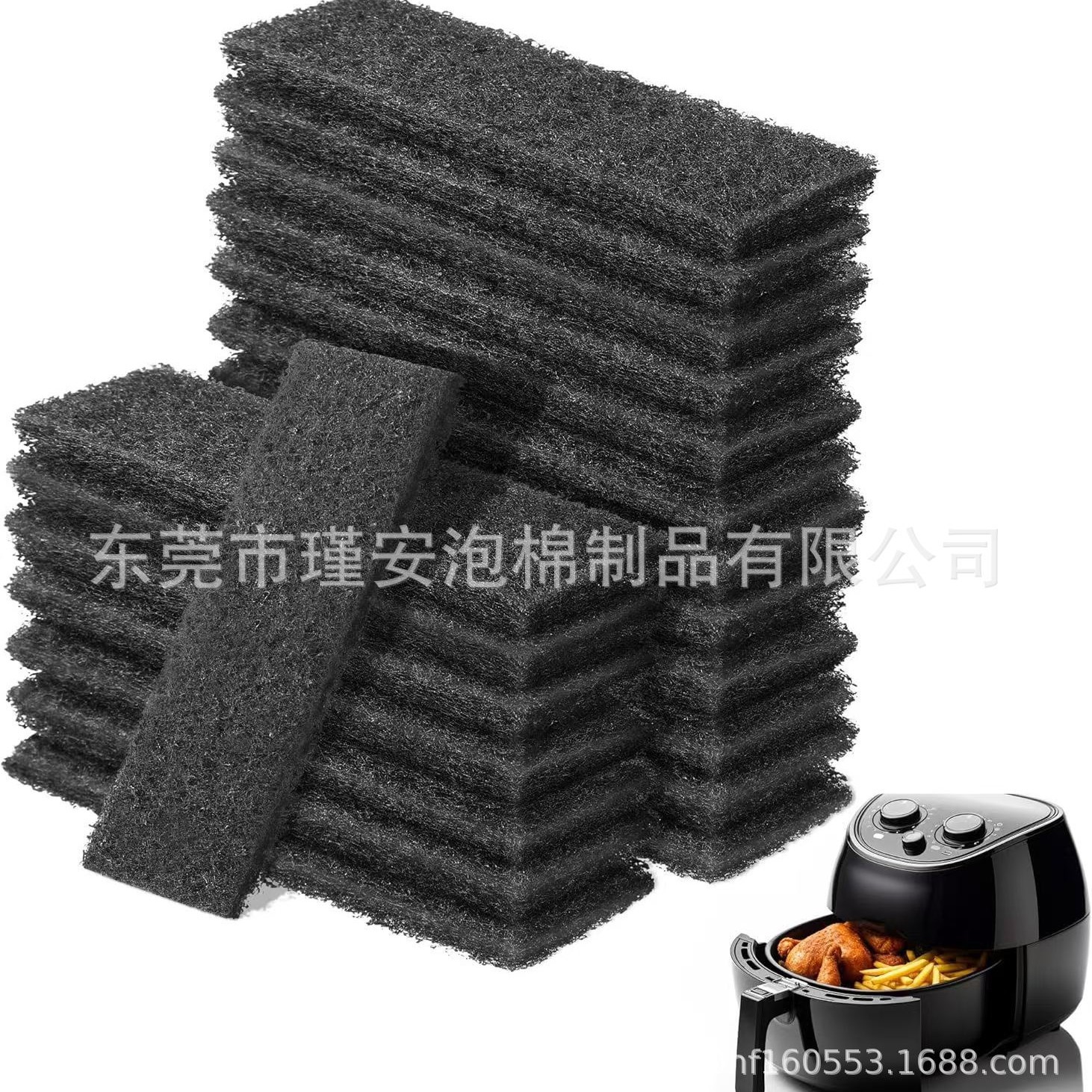 跨境 空气炸锅吸油吸味活性炭过滤棉适用Vortex Plus 6QT  过滤器