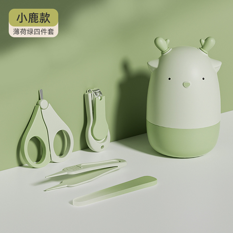 [fawn style] mint green/four-piece set