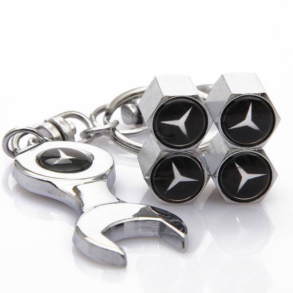 Suitable for Mercedes-Benz C-Class S-Class Gla Glk Glc Tire Valve Cap Anti-Theft Personalized Modified Valve Core Cap