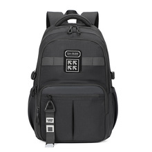 新款双肩包休闲背包初高中书包户外旅游通勤百搭潮流包包可套拉杆