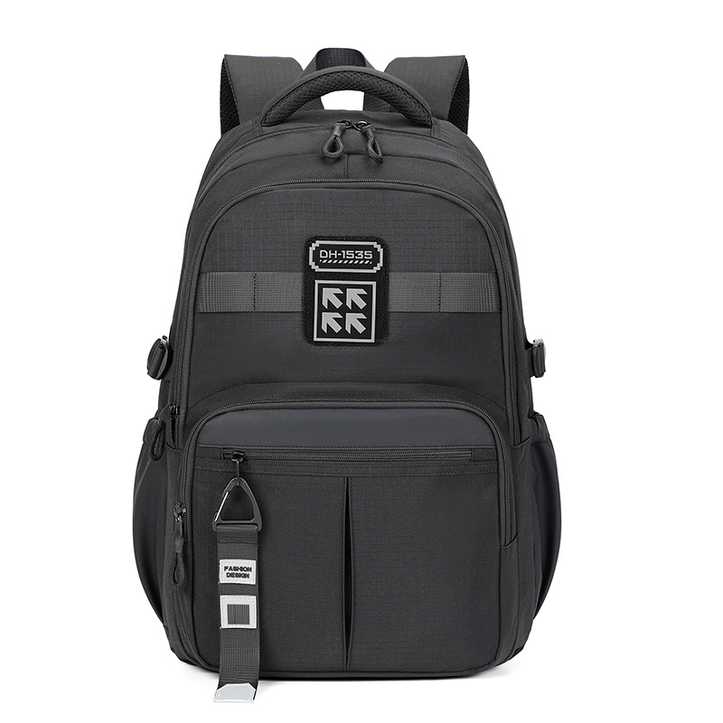 新款双肩包休闲背包初高中书包户外旅游通勤百搭潮流包包可套拉杆