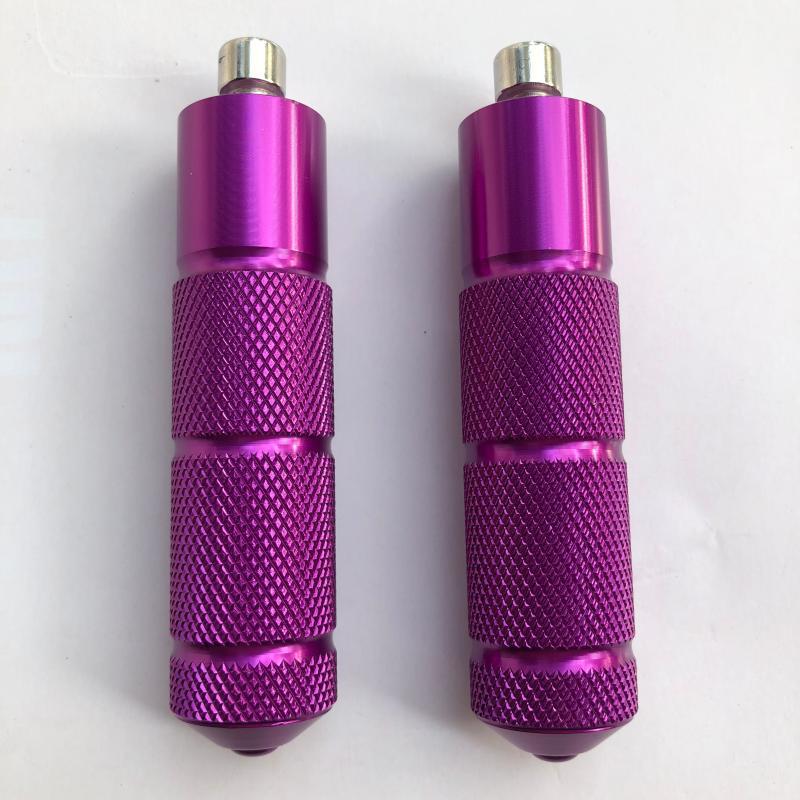 Diàndòngchē – Electric Motorcycle Modified Electric vehicle pedal - purple-front-pair