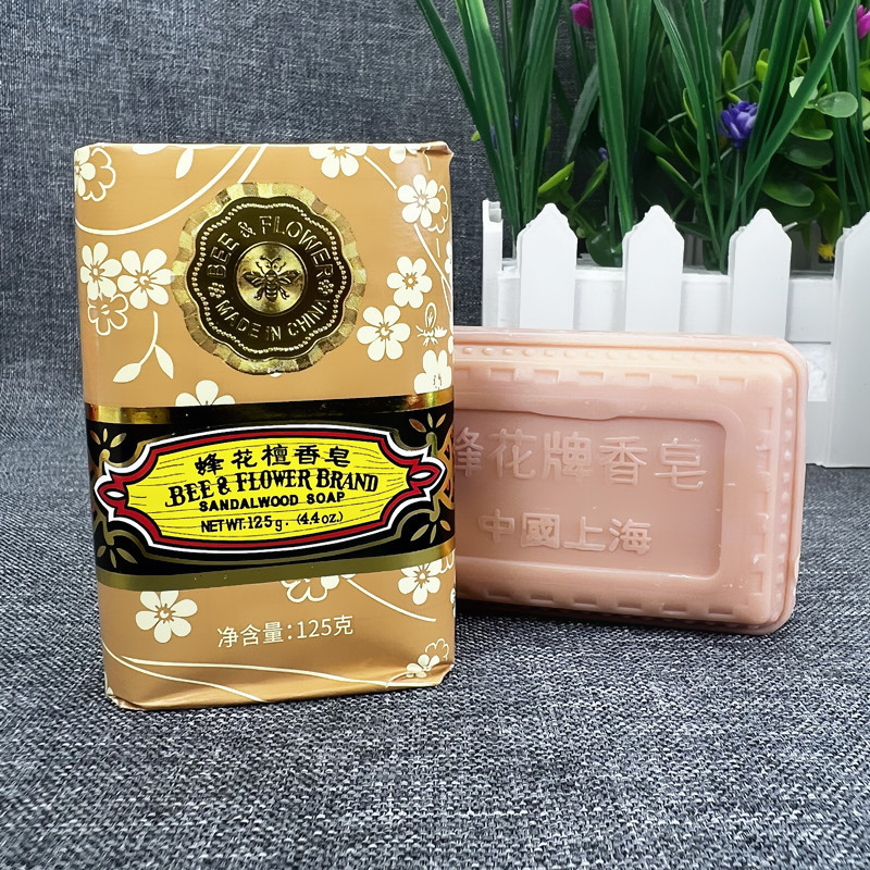 上海蜂花檀石けん薔薇香型石けん洗顔入浴ジャスミン石けん125g枚全箱72枚|undefined