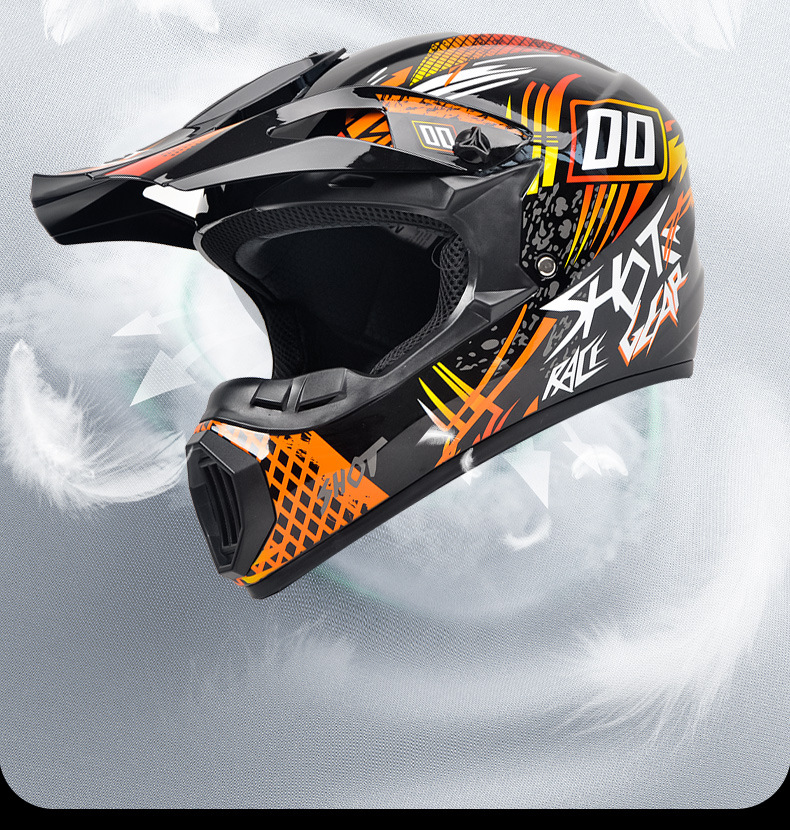 Cross-Border Supply of Dot Motorcycle Helmets, Off-Road Helmets, Mountain Bike Full-Face Helmets, Go-Kart Downhill Bicycle Helmets