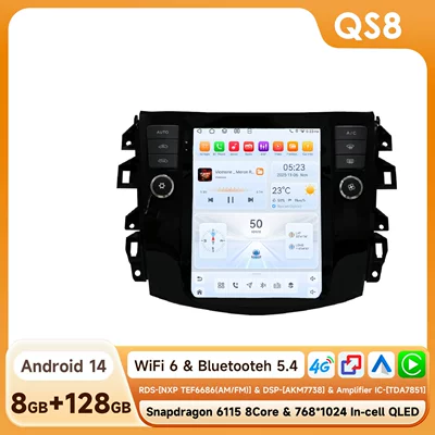 DVD Navigation – Reversing Image All-In-One Machine - 8128g-wifi4g-version-6115-carplay-eight-core-97inch-suitable-for-16-22-nissan-navara