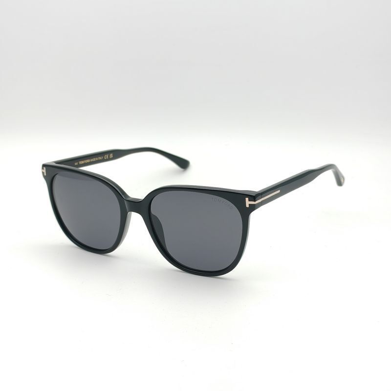New Fashionable Trendy Large-Frame Polarized Sunglasses Summer Uv Protection Plain Sunglasses Tf972K