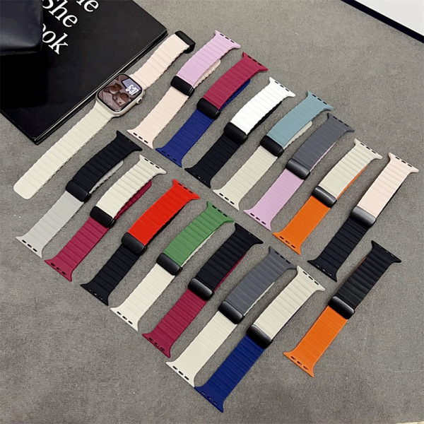 Suitable for applewatch10 Apple Watch iwatch9876SE marine silicone…