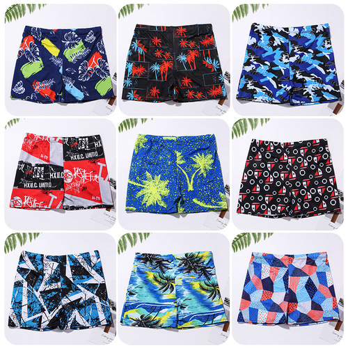 Men's Anti-Embarrassment Swim Trunks, Adult Plus Size Quick-Dry Swim Trunks, Relaxed Fit Men's Swim Shorts for Hot Springs