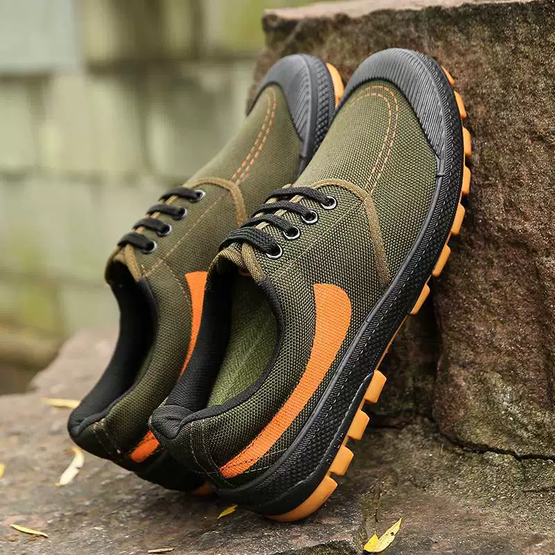Прямые продажи с фабрики резиновые туфли на сухожильной подошве для мужчин, охрана труда на строительной площадке, парусиновые туфли для сельскохозяйственных угодий, нескользящие и износостойкие одиночные туфли, повседневная рабочая обувь.