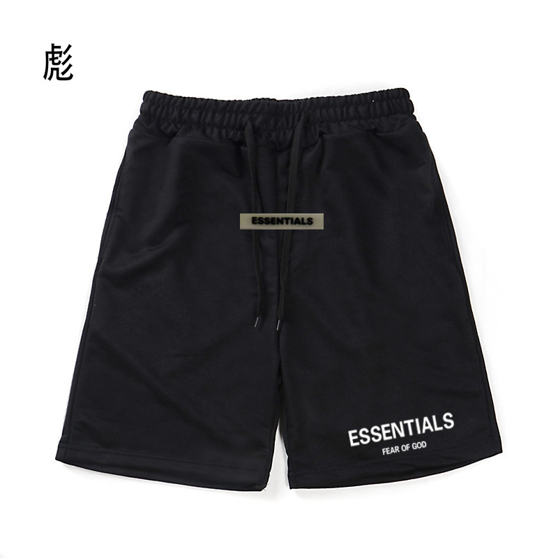 Fear of God Multi-Line Essentials Letter Print Men's Casual Shorts New Fashion Brand Shorts Batch F