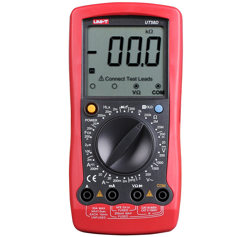 Multímetro digital de pantalla grande UT58D UNI-T