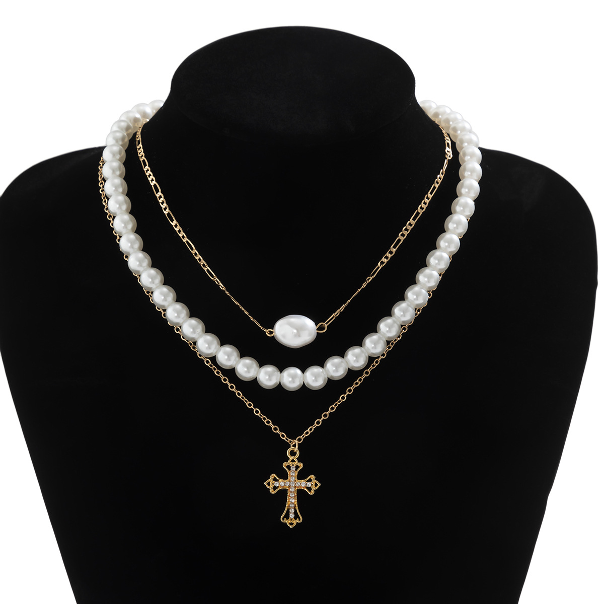 Collana Boho con stelle marine a strati con conchiglia Collana girocollo con perle vintage Collana con nappe per vacanze Spiaggia Collana a catena Gioielli per donne e ragazze_voghion.com