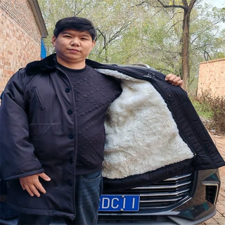 冬季加厚保暖内胆羊皮毛一体活里活面可拆卸羊皮大衣