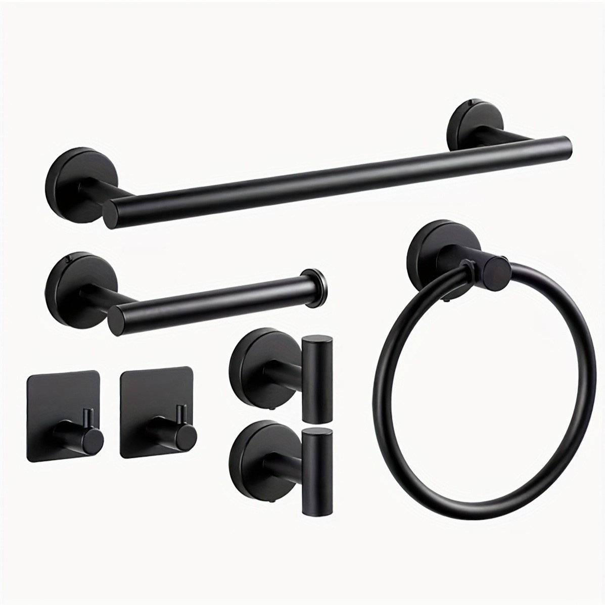 Acero inoxidable transfronterizo baño colgante conjunto de toallas de hardware de baño colgante conjunto conjunto completo de toallas de baño conjunto completo