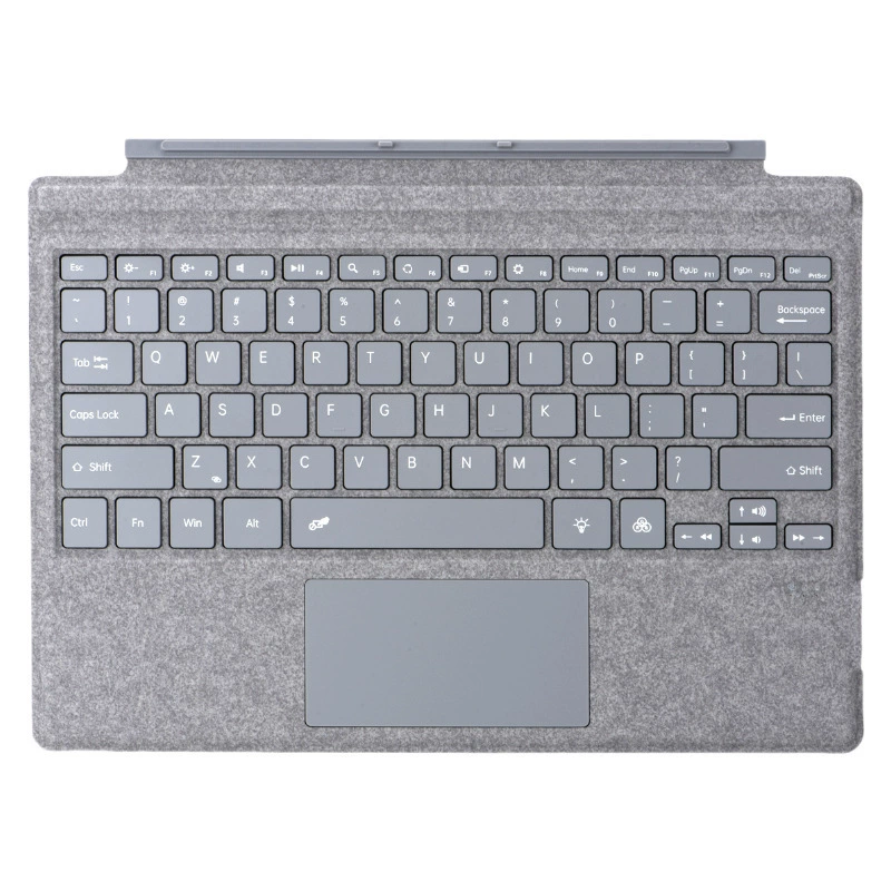 Кейс для Bluetooth клавиатуры (Microsoft) Surface Pro/Go, подсветка, беспроводной, батарея 350 мАч
