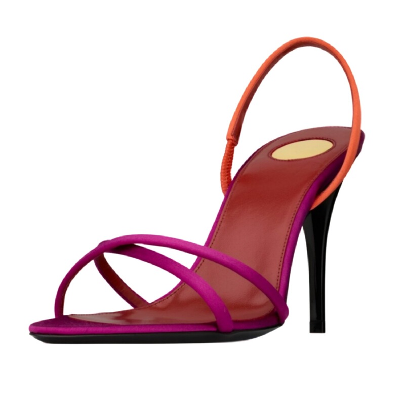 Cool Elegant Women Shoes New Style Cross-Strap Square-Toe Thin-Heeled Backless Sandals for Women, Simple and Slimming Cool Elegant Women Shoes New Style Cross-Strap Square-Toe Thin-Heeled Backless Sandals for Women, Simple and Slimming
