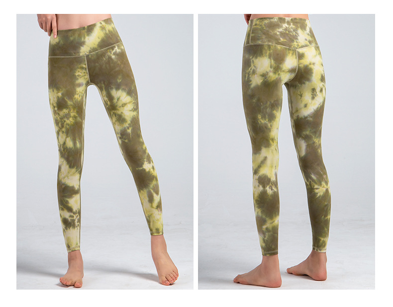 sports casual tie-dye yoga pants  NSJO49861