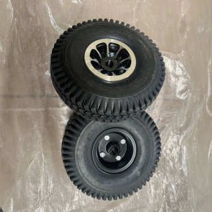 Wear-resistant electric scooter tire elderly scooter 4.00-4 wear-resistant inner and outer tire 10 inch aluminum wheel flatbed