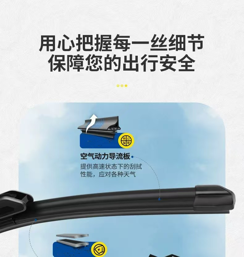 Car Wipers Suitable for Volkswagen Sagitar, Magotan, Passat, Tiguan, Cc, Golf, Jetta, Lavida Auto Parts Wipers