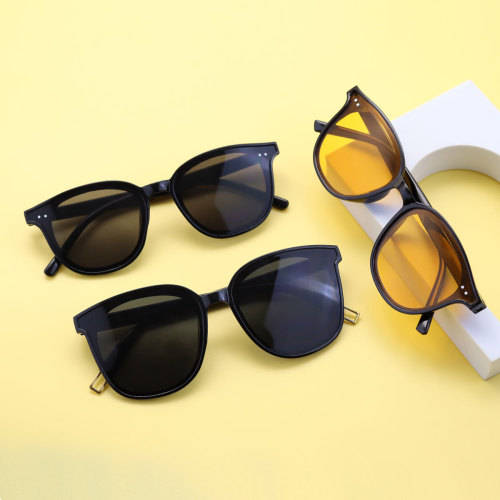 GM Same Style Three-Point Sunglasses for Women with High Fashion Sense, Korean Trendy, Fashionable, Large Frame Sunglasses for Men