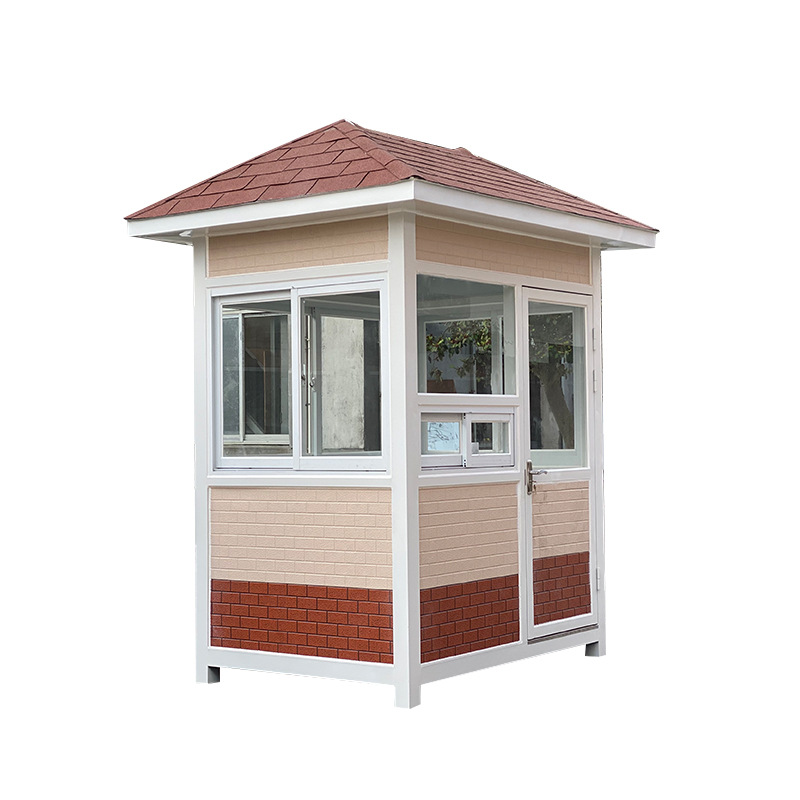 Tablero de metal tallado deber cabina de seguridad terminado cabina DE SERVICIO DE LA COMUNIDAD sala de guardia fabricante de cabina de seguridad