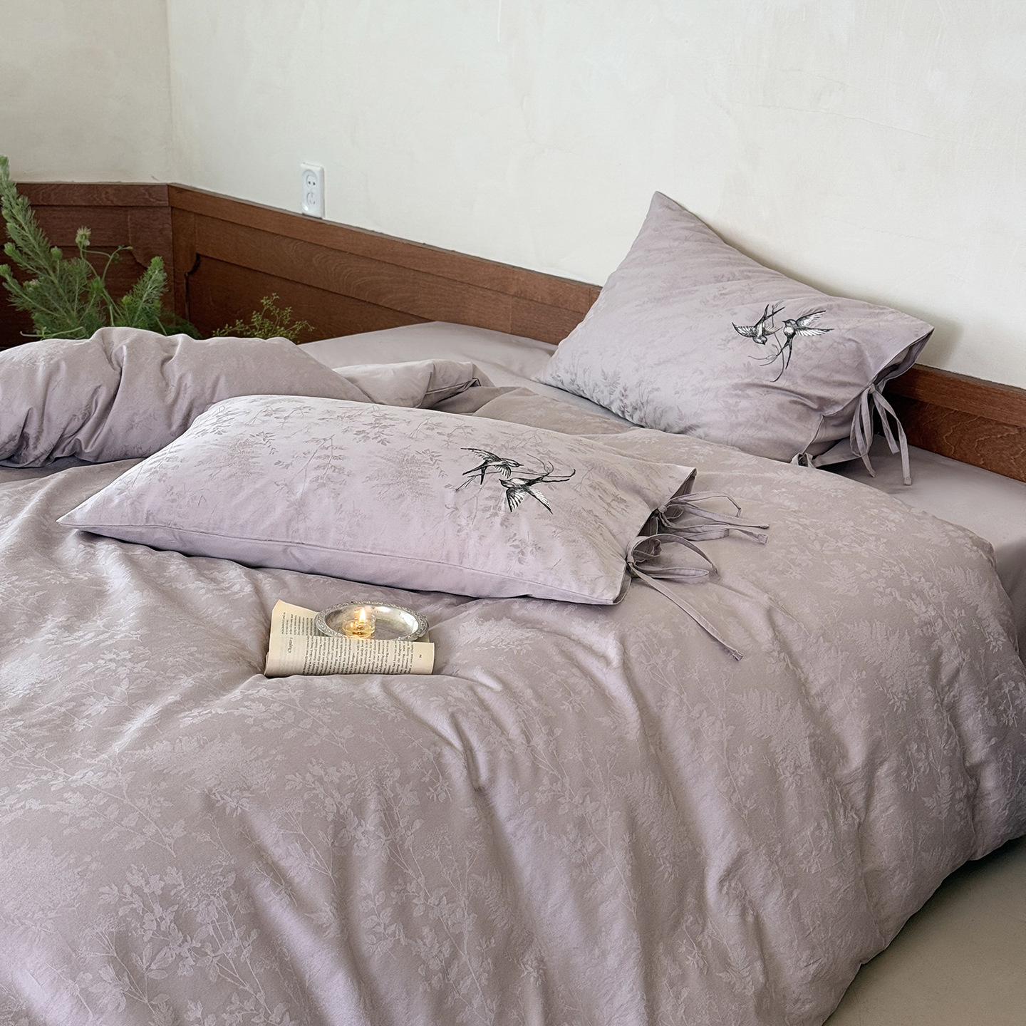 100 nuevos chinos de algodón largo algodón jacquard cuatro piezas simple bordado algodón puro edredón cubierta cama sombrero lujoso cama ligera