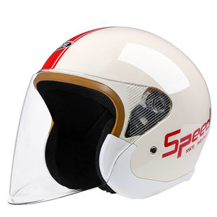 Factory wholesale 3c certification electric motorcycle helmet men's and women's safety helmet Four Seasons Universal half helmet can be printed logo