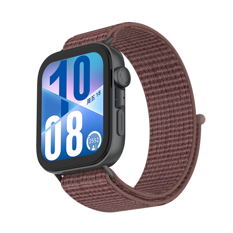 Huawei fit4pro 時計ストラップ HUAWEI fit4/3 メタルヘッド一体型ナイロンループストラップに適しています。|undefined