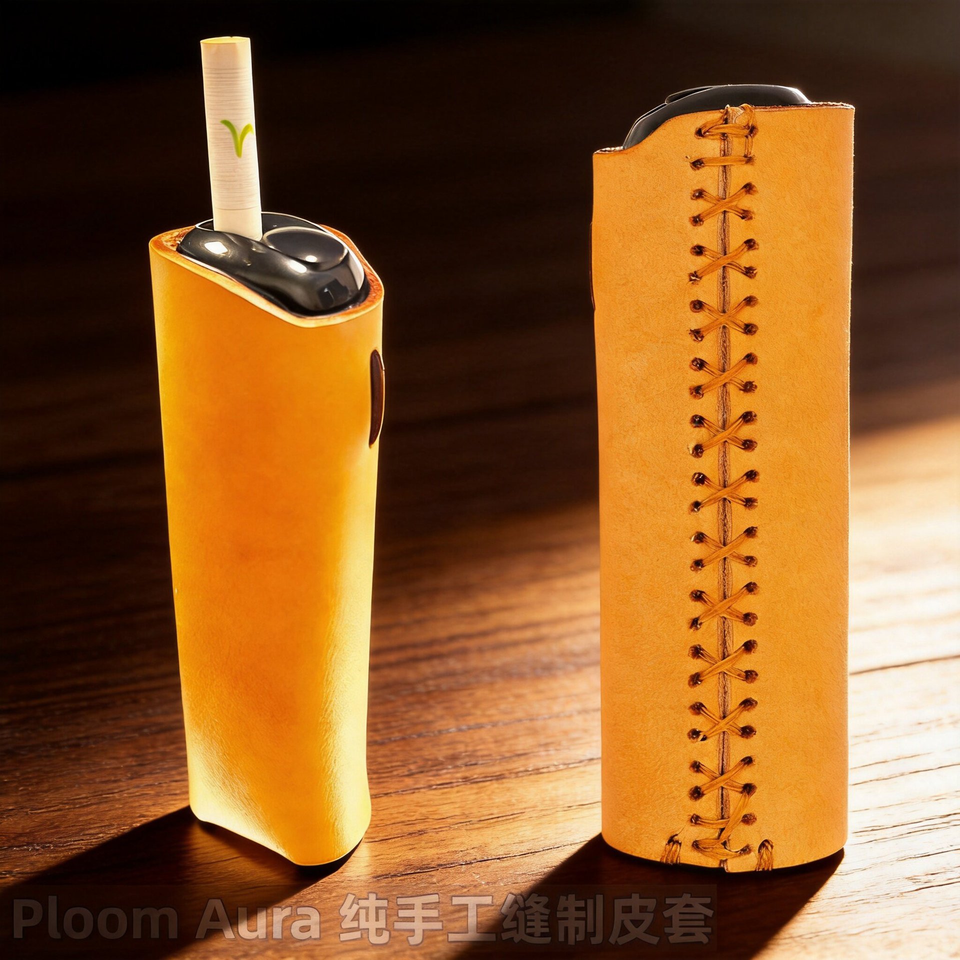 跨境纯手工植鞣真皮Ploom aura皮套Ploom aura保护套支持一件代发