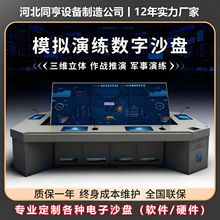 电子沙盘可升降军事作战指挥中心卫星地形场景3D全息立体数字沙盘