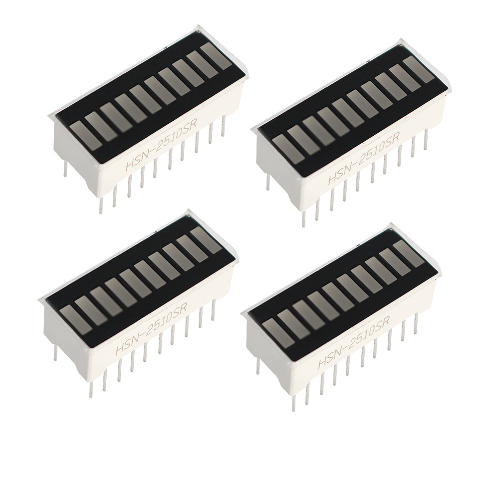 红色超高亮LED显示屏10段数码管光条10pcs条形图模块B10R/CL1010H