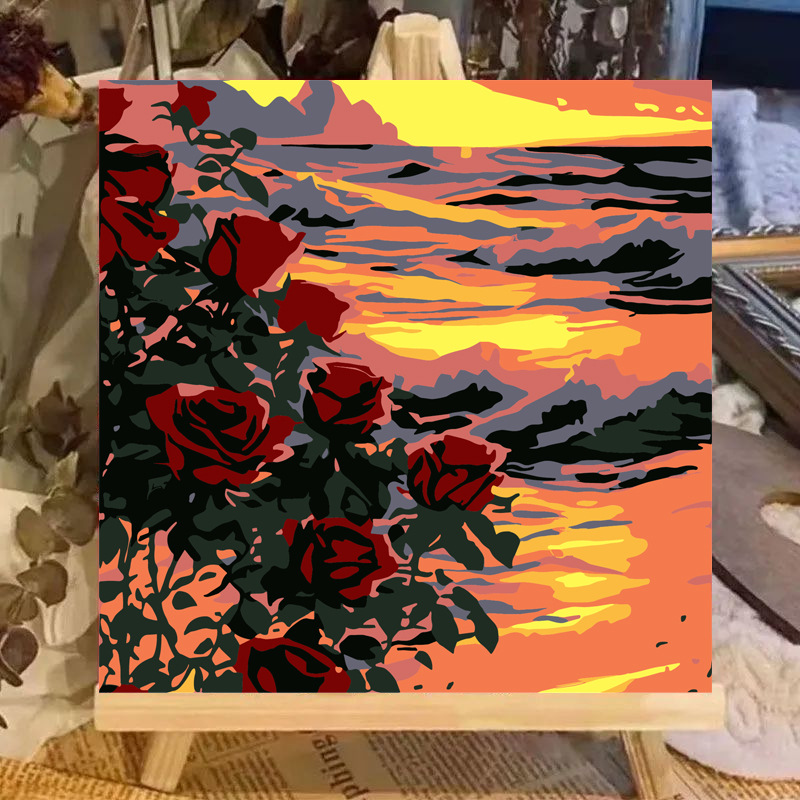 R037 / 20*20cm paint+brush+backing board
