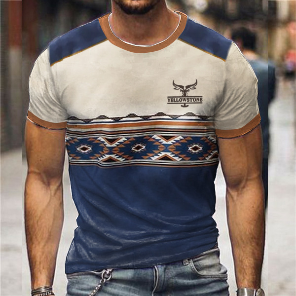 2024 nueva moda callejera impresión 3D camiseta transfronteriza verano casual suelta deportiva impresión 3D manga corta