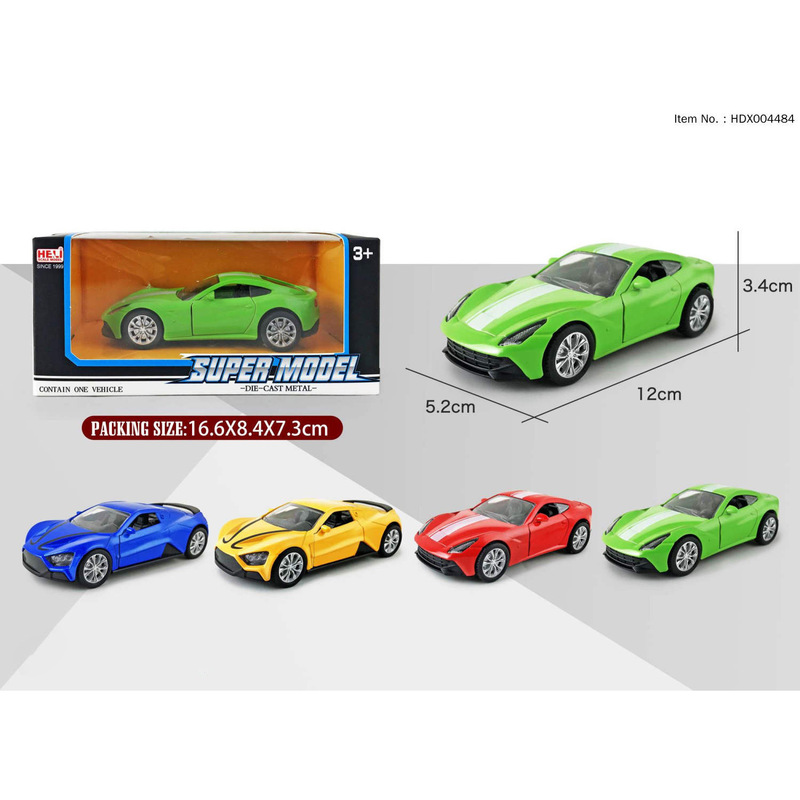 Children and boys car collection play car 1:36 alloy force simulation car model can be opened with sound and light