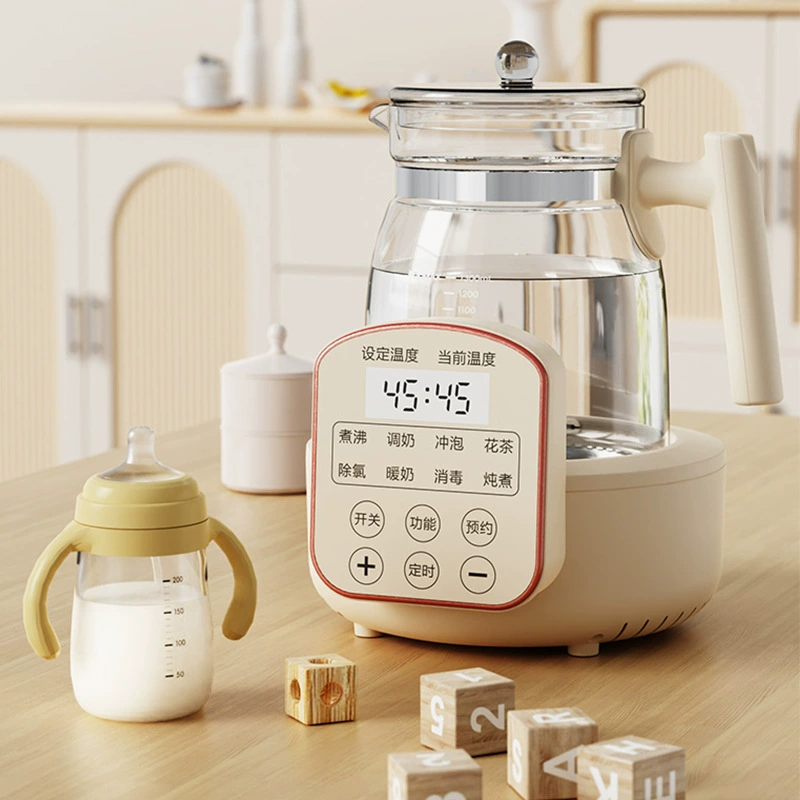 Стеклянный термостатический чайник, умный подогреватель молока, подогреватель детского питания, подогреватель молочных смесей, чайник, регулятор температуры молока