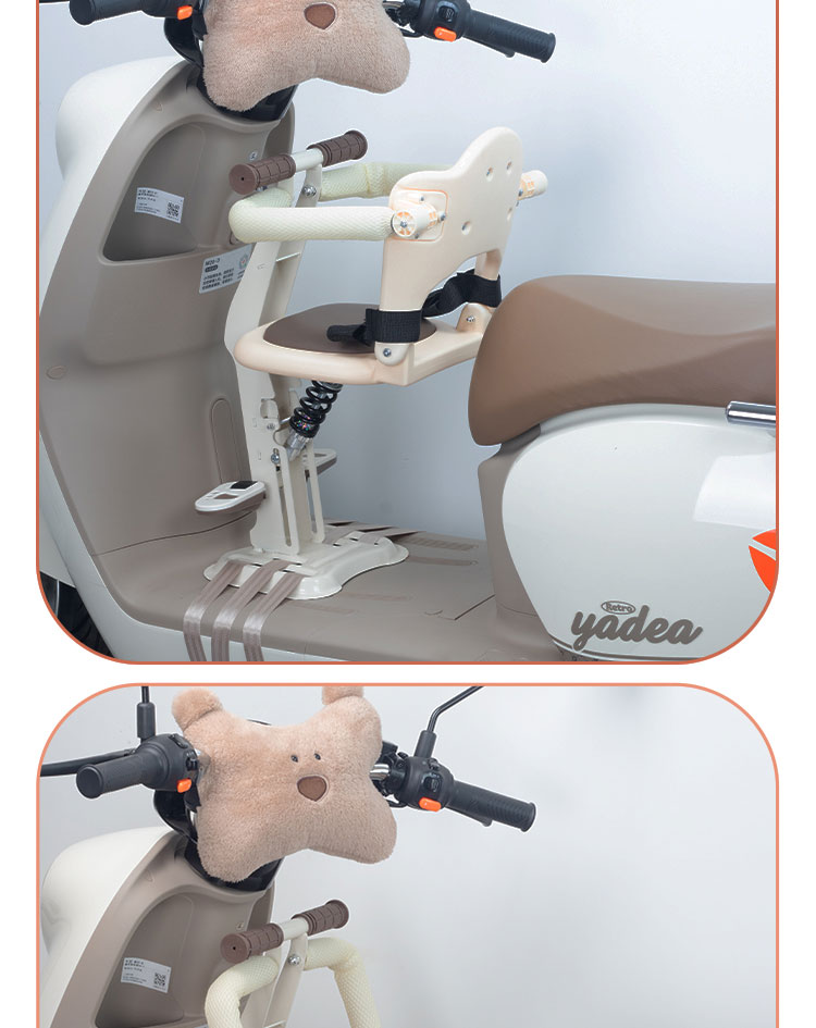 Suitable for Electric Vehicle Child Seat Front Foldable Yadi Battery Car Universal Baby Seat Motorcycle