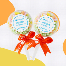 SWEET&GLT棒棒糖造型手工切片糖果55g儿童礼物零食糖韩国进口批发