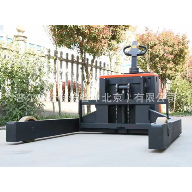 2吨电动托盘搬运车蓄电池地牛纸卷车锂电宽支腿叉车电瓶