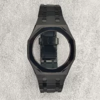 Модификация ouGA-2100 Касси/GAB2100 Часы Модификация Аксессуары из нержавеющей стали полированная черная стальная оболочка