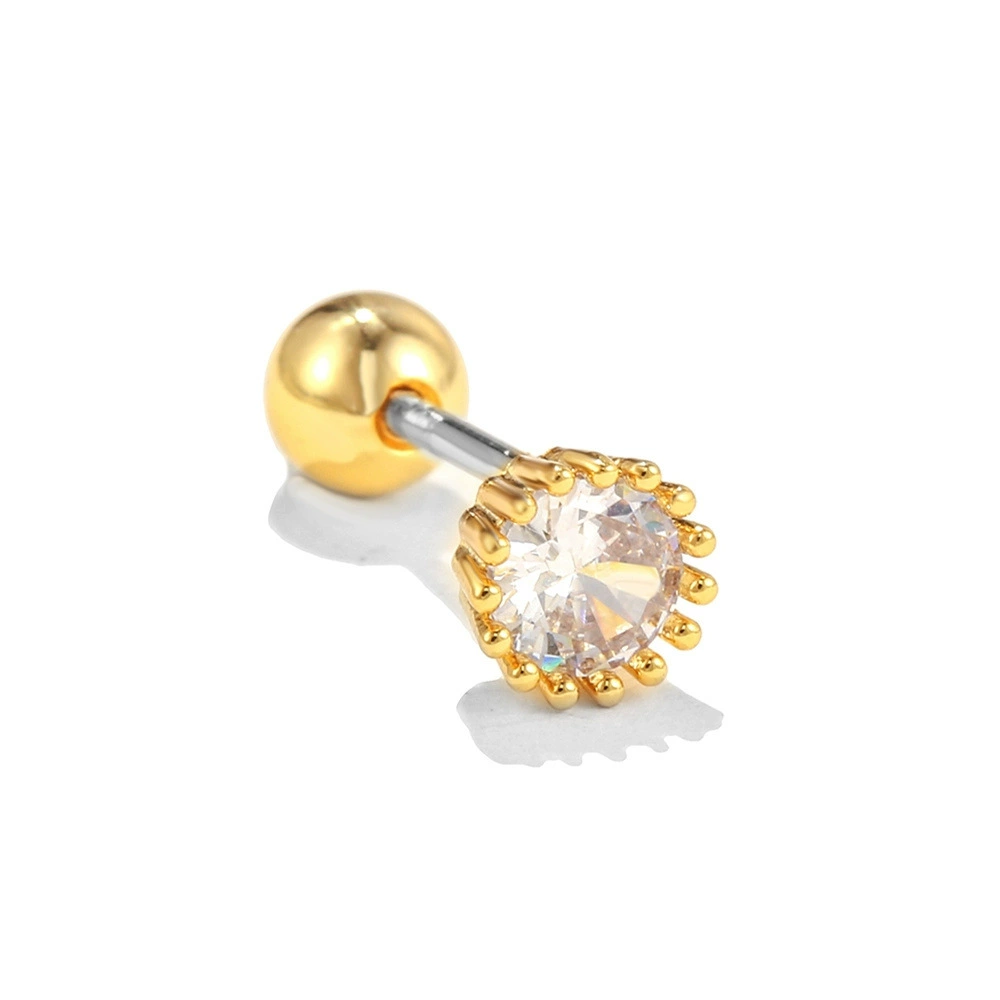 (Cross-border trading), fuchsia piercing, earrings