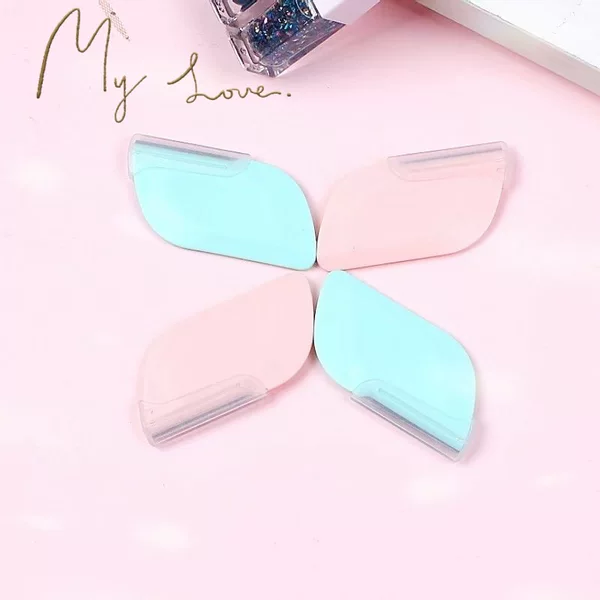 Portable Color Card Diamond Mini Eyebrow Knife Novice Beginner Safety Sharp Eyebrow Scraper Beauty Makeup Tool suit