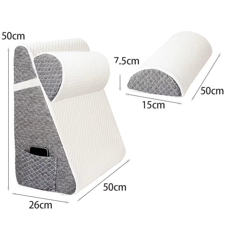almohada de cuña almohada triangular almohada semicircular almohada de cintura multifuncional almohada de protección lumbar