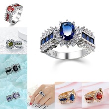 跨境ebay wish热销珠宝指环 亚马逊爆款锆石饰品结婚首饰戒指批发