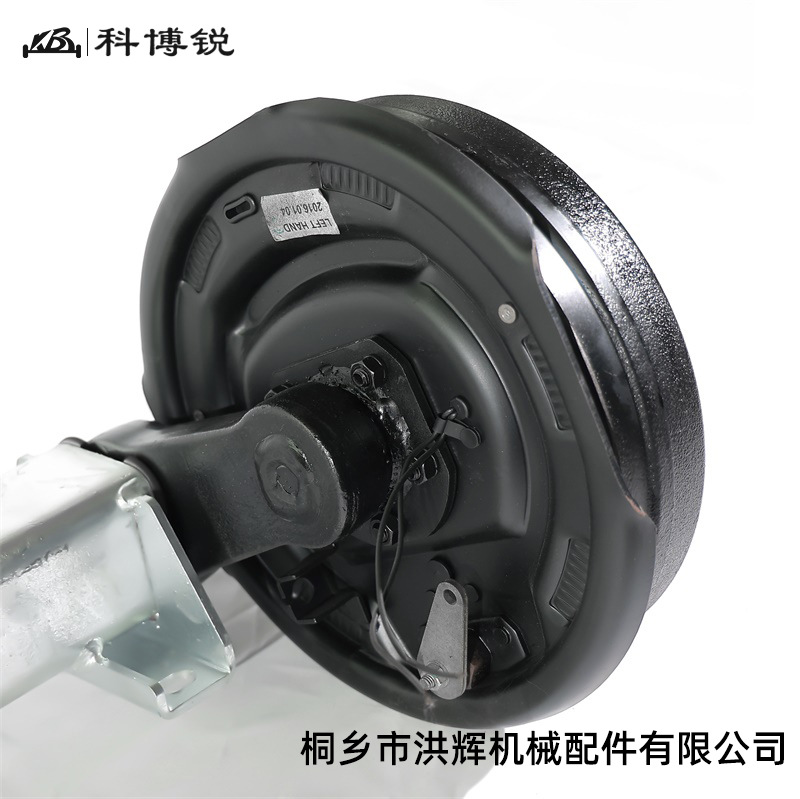 2.0 tons torsion electric brake axle trailer rear axle electric brake axle car RV yacht rubber mechanical brake axle