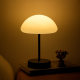 2025 new desk lamp bedroom bedside lamp charging night light minimalist medieval mushroom living room lamp advanced sense eye protection atmosphere