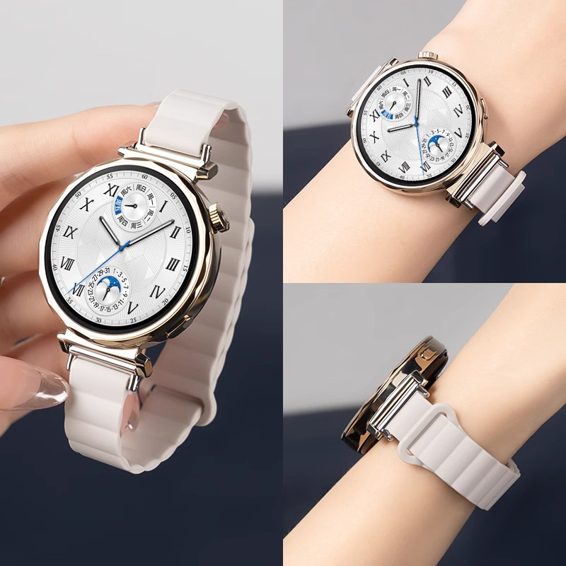 For Huawei GT4 Watchband GT5 Watch2 Watchband Women Men's Watch3 Women's Silicone Magnetic Pro